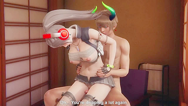 Busty 3d babe rides on the dick of a demon incubus