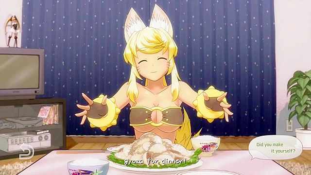 Liru Wolf Girl With You - Cute hentai doggirl likes getting fucked doggy style