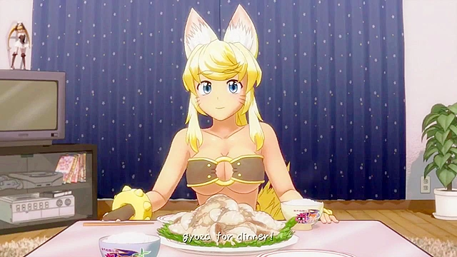 Liru Wolf Girl With You - Cute hentai doggirl likes getting fucked doggy style