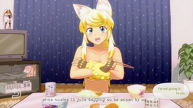 Liru Wolf Girl With You - Cute hentai doggirl likes getting fucked doggy style