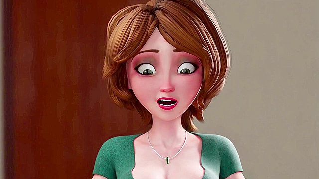 Aunt Cass helps porn obsessed son by fucking him in every way