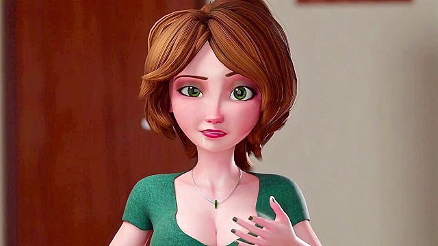 Aunt Cass helps porn obsessed son by fucking him in every way