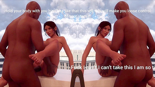 Manila Shaw a milf fucked hard by a black guy - 3d interracial porn