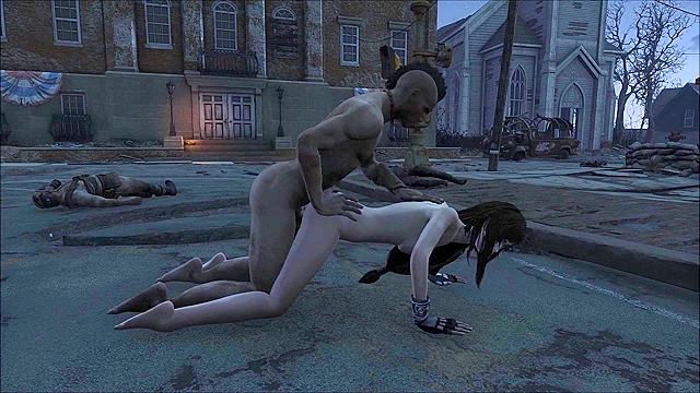 Fallout 4 mod Tifa from Final Fantasy in fight and fuck - 3d porn