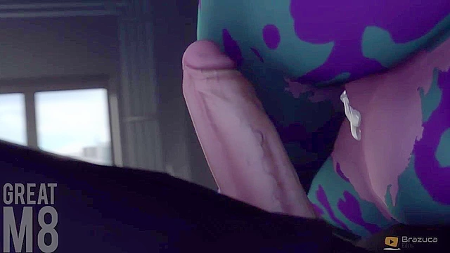 Mina Ashido Fucking with Eijiro Kirishima at My Hero Academia