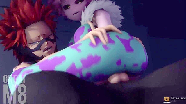 Mina Ashido Fucking with Eijiro Kirishima at My Hero Academia