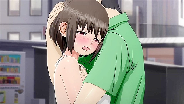 High School Girl Who Was Groped 2 - Busty hentai teen wants to fuck in the internet cafe