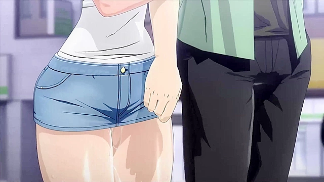 High School Girl Who Was Groped 2 - Busty hentai teen wants to fuck in the internet cafe