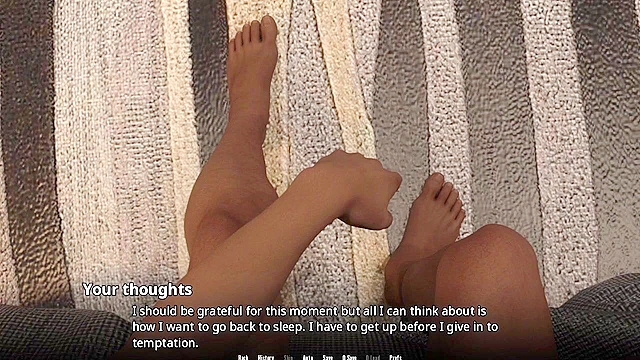 College teen giving a sloppy blowjob in a pov sex game