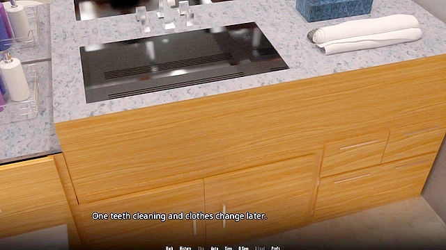 College teen giving a sloppy blowjob in a pov sex game