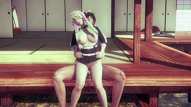 Mitsuri Kanroji from Demon Slayer fucks in 3D Hentai (Uncensored)