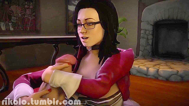 Jingle Balls - Miranda Lawson fucked by giant futanari cock