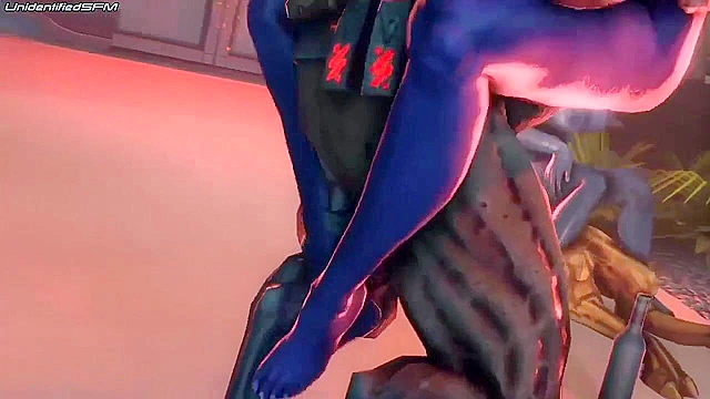 The Citadel After Party - Mass Effect girls in sex party orgy