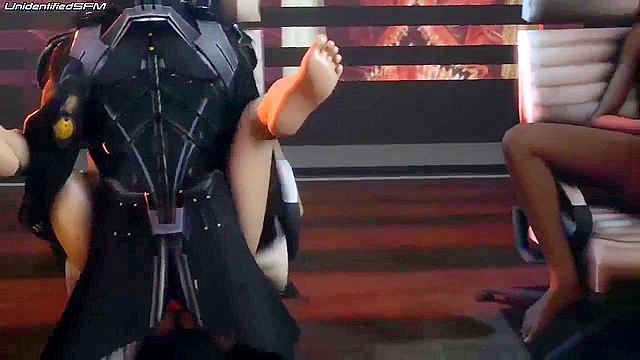 The Citadel After Party - Mass Effect girls in sex party orgy