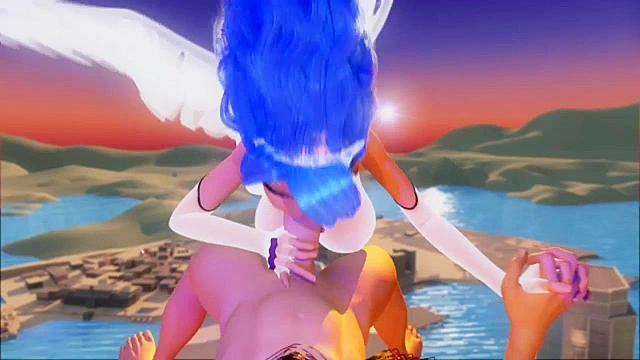 Skyjacked Absolution - Busty 3d angel gives a mid air blowjob and fucking