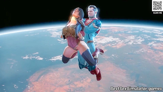 Superman and friends fuck in 3d porn compilation