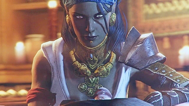 Siren's Call - Ebony pirate girl sucks the captain's dick to pay off debts