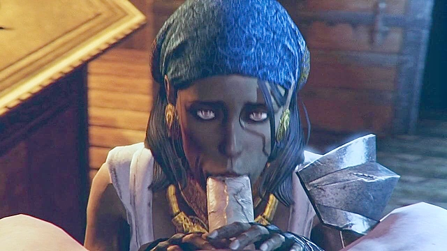 Siren's Call - Ebony pirate girl sucks the captain's dick to pay off debts