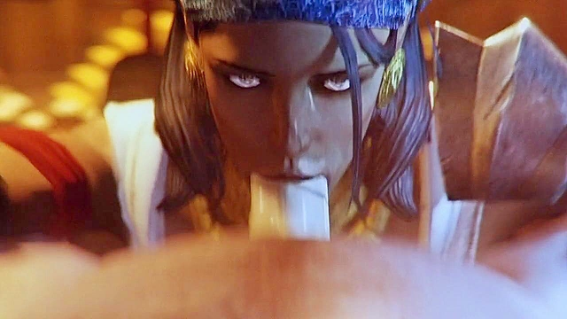 Siren's Call - Ebony pirate girl sucks the captain's dick to pay off debts