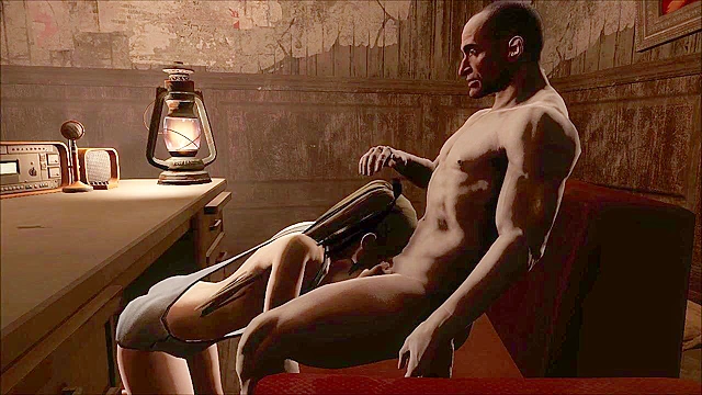 Fallout 4 Marie Rose loves stroking and sucking cock