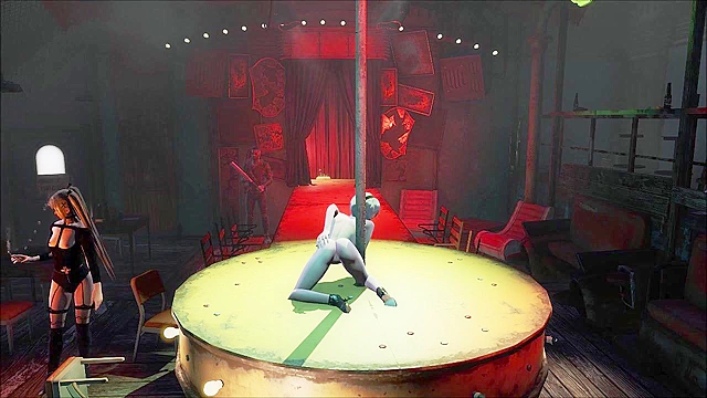 2B Nier Automata pole dance