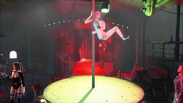 2B Nier Automata pole dance