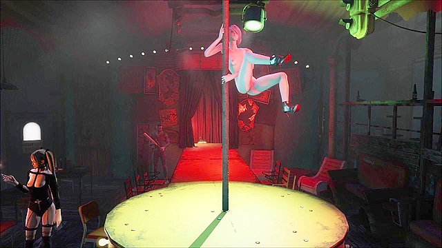 2B Nier Automata pole dance