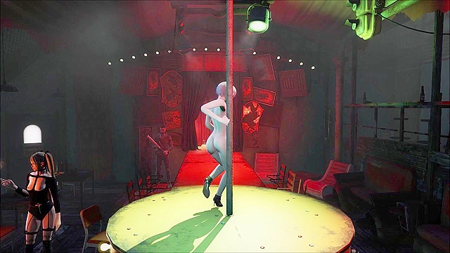 2B Nier Automata pole dance