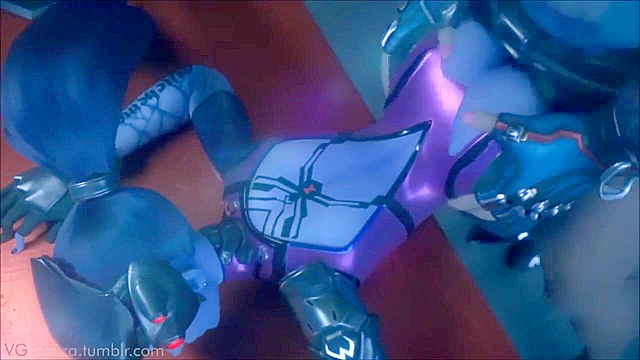 Overwatch babes lick pussy and use their massive tits to satisfy