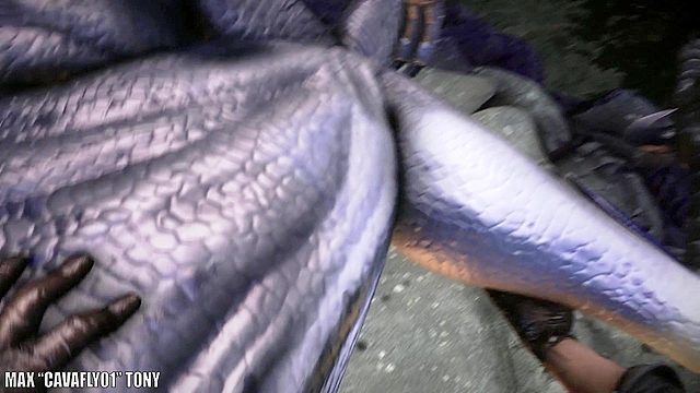 Guy fucks multiple dinosaur raptors in dirty groupsex