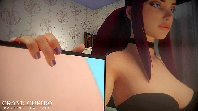 KDA Akali Home Sex League of Legends busty 3d fuck