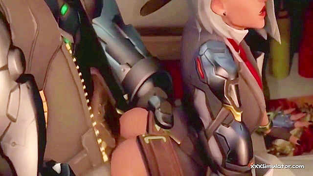 Overwatch Ashe is hardcore fucking in sexy 3d porn compilation