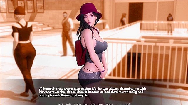 Freeloading Family - Sex Game with busty milfs - walkthrough