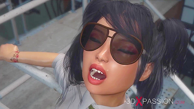 Harley Quinn ass fucks a Prison officer with a strapon