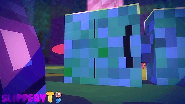 Jenny from mincraft loves creeper cock in her blocky pussy