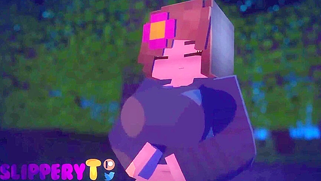 Jenny from mincraft loves creeper cock in her blocky pussy