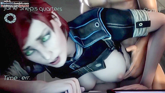 Female Shepard from Mass Effect fucks the galaxy - 3D HMV
