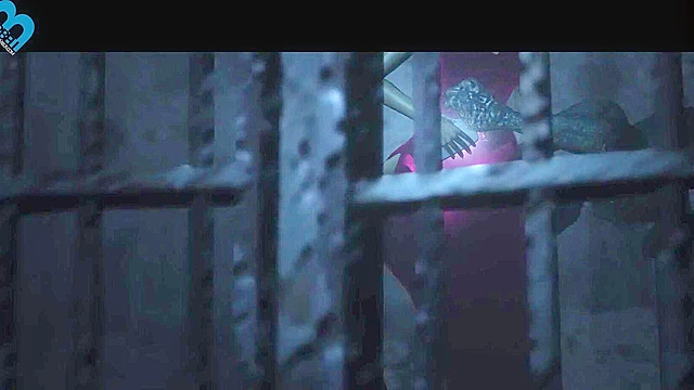 Zombie monster uses his long tongue and big dick to fuck Ada Wong