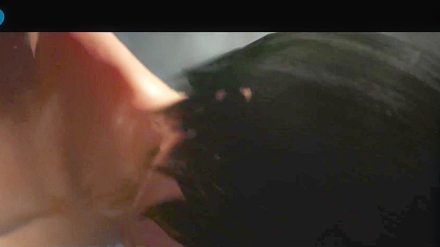 Zombie monster uses his long tongue and big dick to fuck Ada Wong