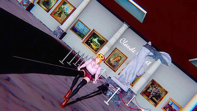 One Piece - The Big Tits Revolutionary Army - Koala debuts! - Footjob and titty fuck