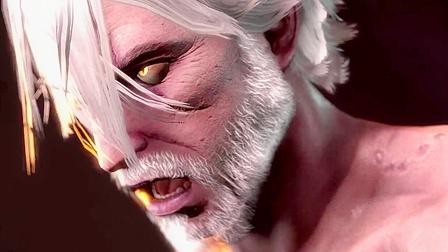 The Throes of Lust - Yennefer fucked by Geralt in front of window