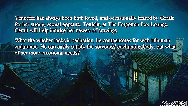 The Throes of Lust - Yennefer fucked by Geralt in front of window