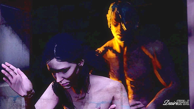 The Throes of Lust - Yennefer fucked by Geralt in front of window