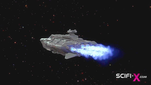 Storm Trooper fucks a disobedient rebel with BBC