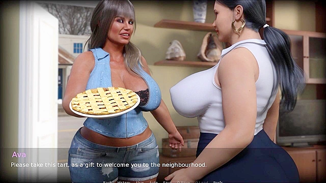 CURVY COUGARS STREET - Sex Game with busty big ass mature fucking