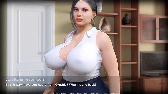 CURVY COUGARS STREET - Sex Game with busty big ass mature fucking