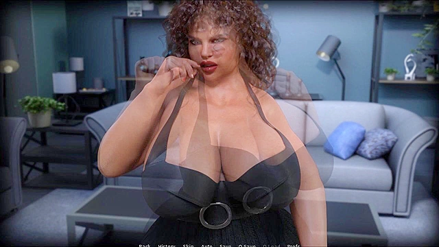 CURVY COUGARS STREET - Sex Game with busty big ass mature fucking