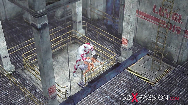 Teen 3d virgin girl gets fucked in her ass by the god of war