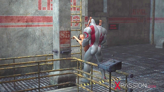 Teen 3d virgin girl gets fucked in her ass by the god of war