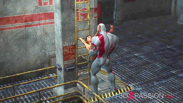 Teen 3d virgin girl gets fucked in her ass by the god of war